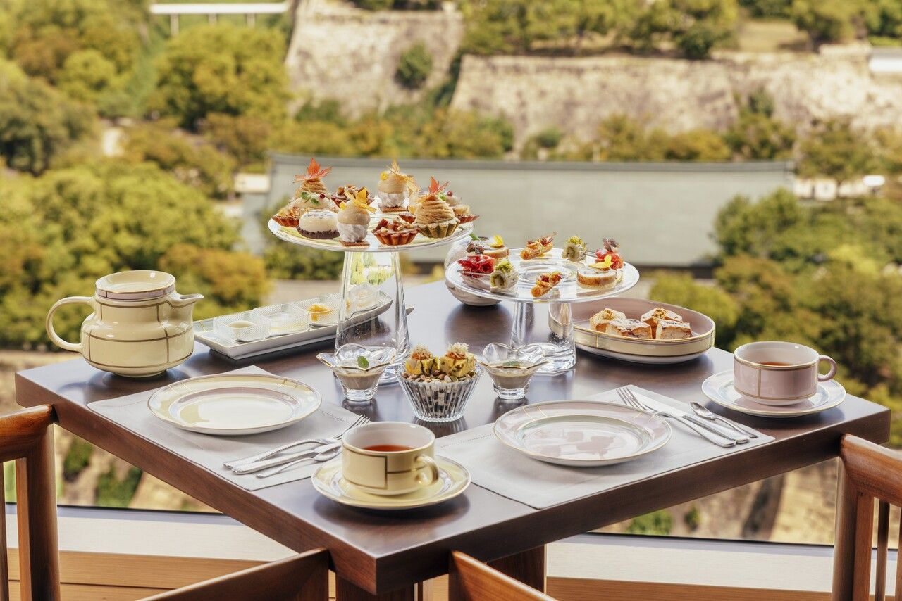 Autumn-themed Japanese chestnut afternoon tea ★ 5% discount available only for prepaid plans ★