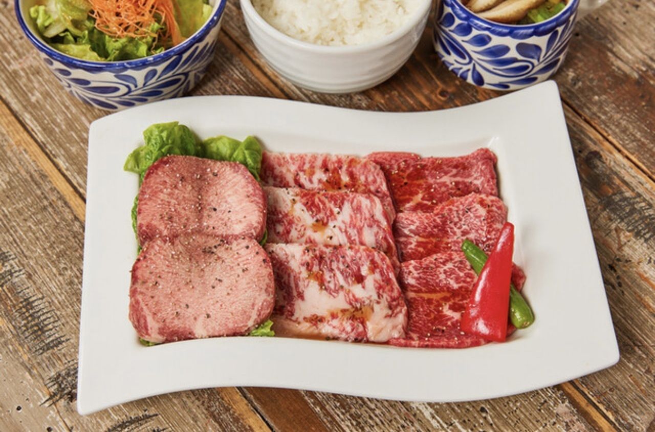 Arita beef/Triple grilled meat set