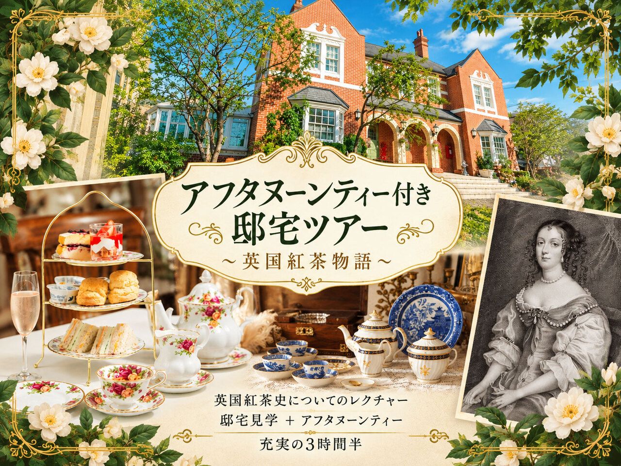 Mansion Tour with Afternoon Tea ~ Learning about British Architecture