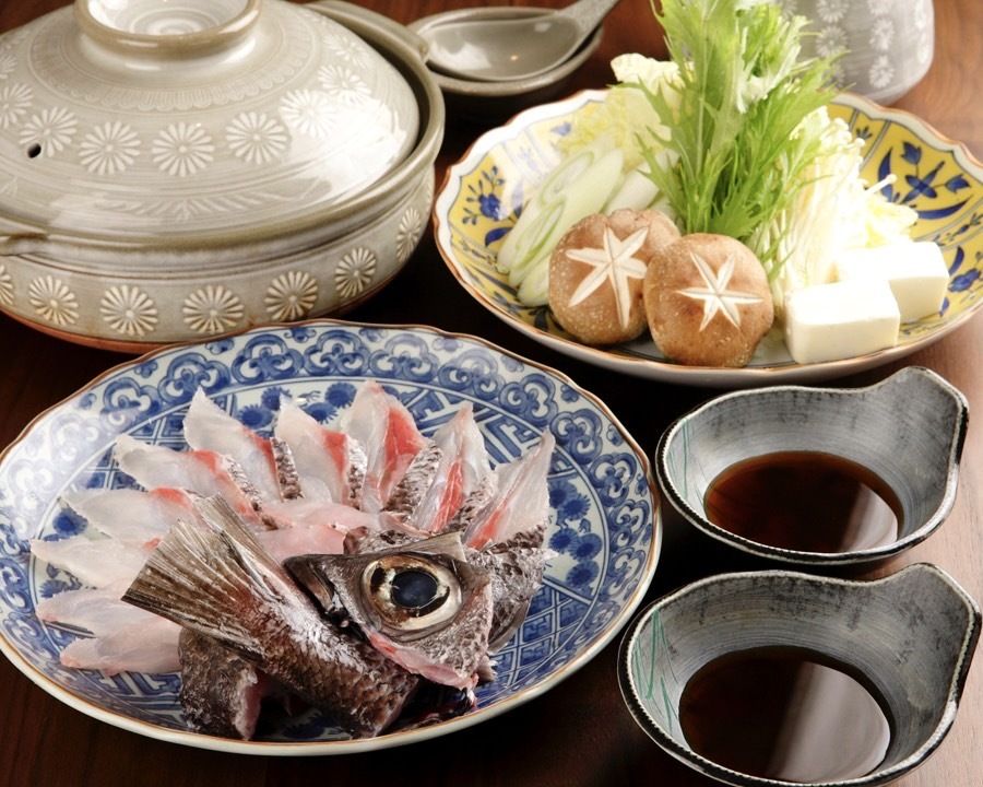 [Momiji-tai Hot Pot Kaiseki] 6 courses total