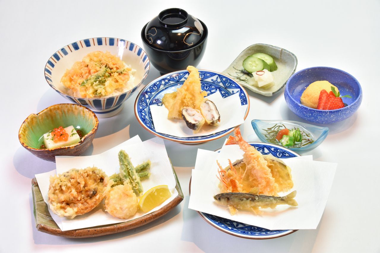 [天麩羅コース]「山風」@8,470 (ディナー)