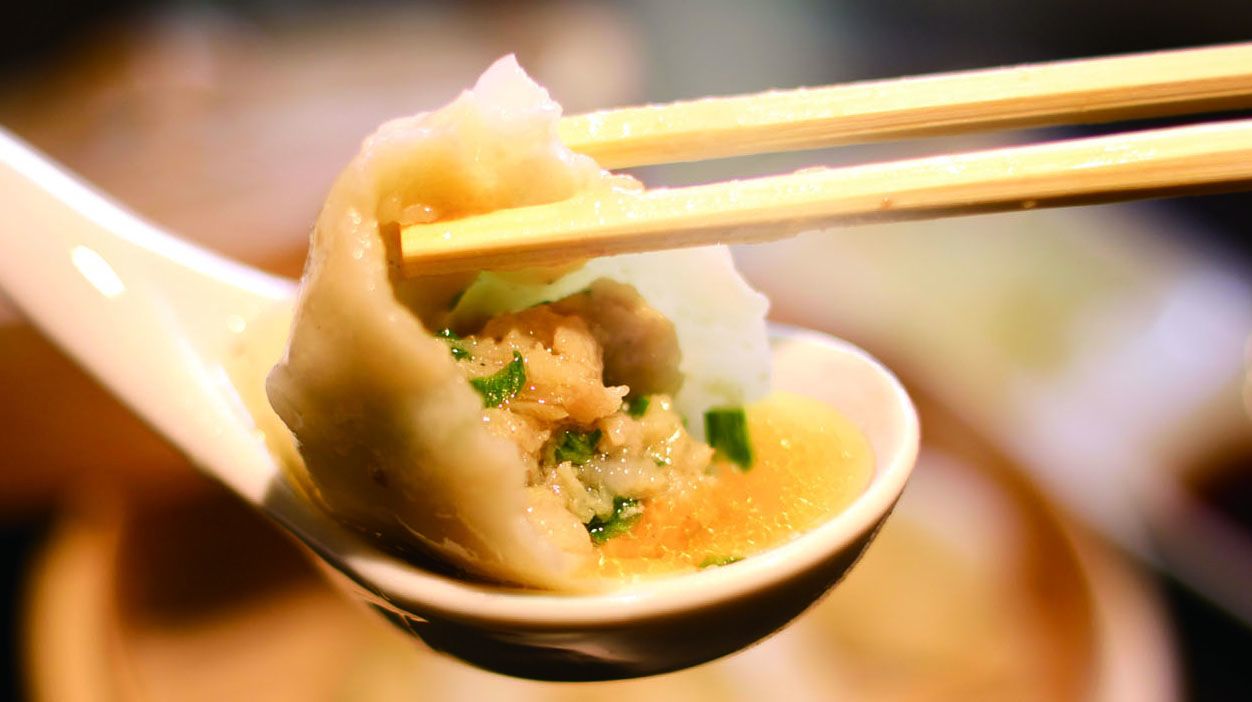 Fleischbrühe Knödel Knödel Roppongi