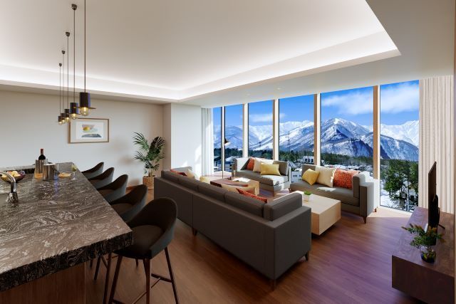 LA VIGNE DINING FUDO / Hotel La Vigne Hakuba by Onkochishin