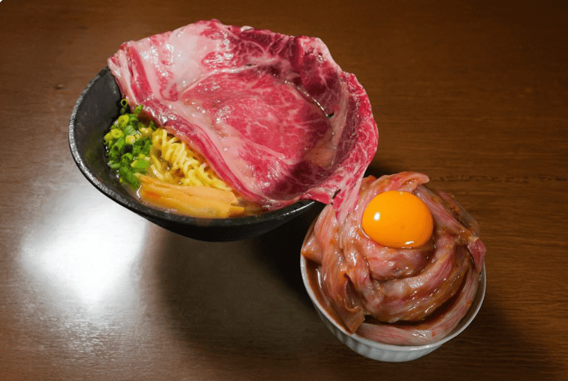 Wagyu Steak & Hamburger (Halal Vegan Gluten free) Arashiyama