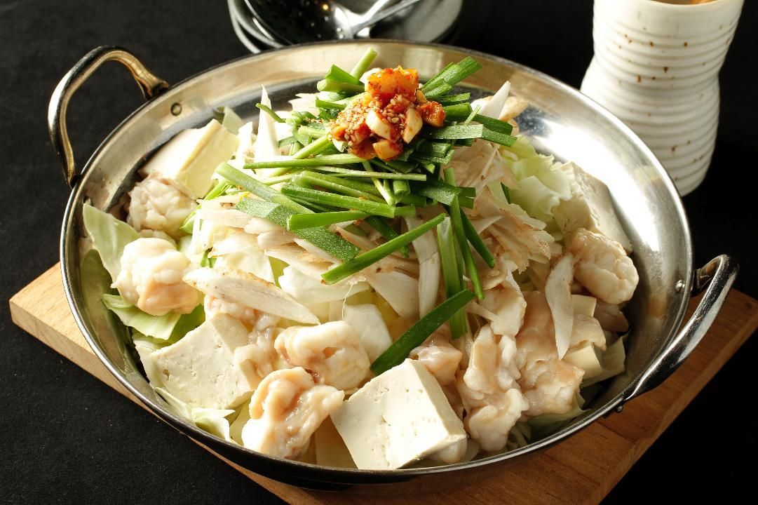 ほたる季節のもつ鍋コース 6000円