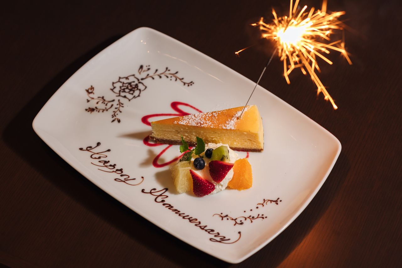 Anniversary Dessert Plate（Cheesecake）
