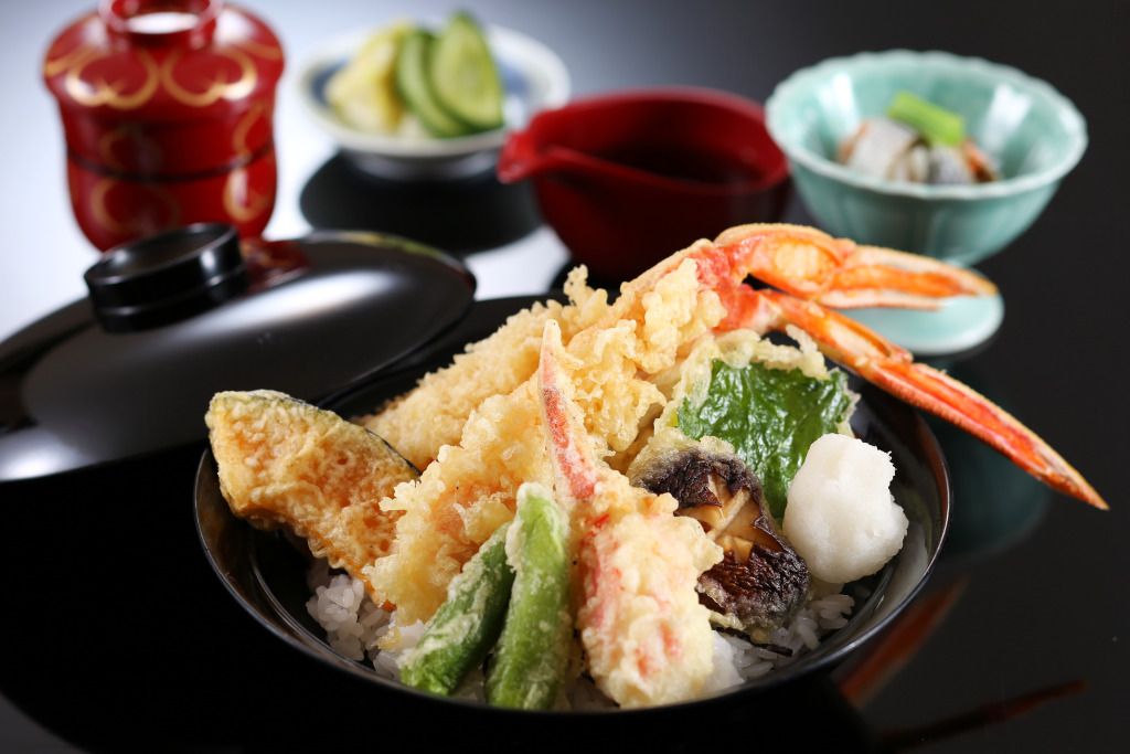 【ランチ】かに天丼