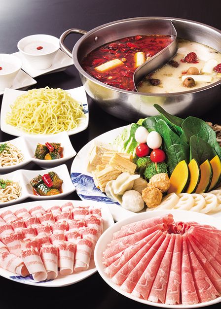 Xiao Fay Lamb Course Two-color hot pot (spicy and plain soup)