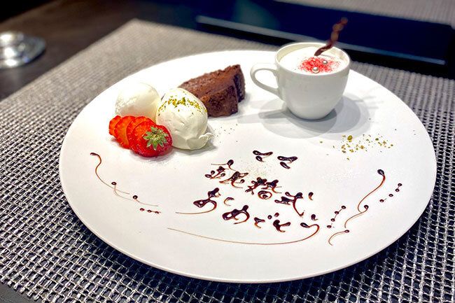 アニバーサリーデザート