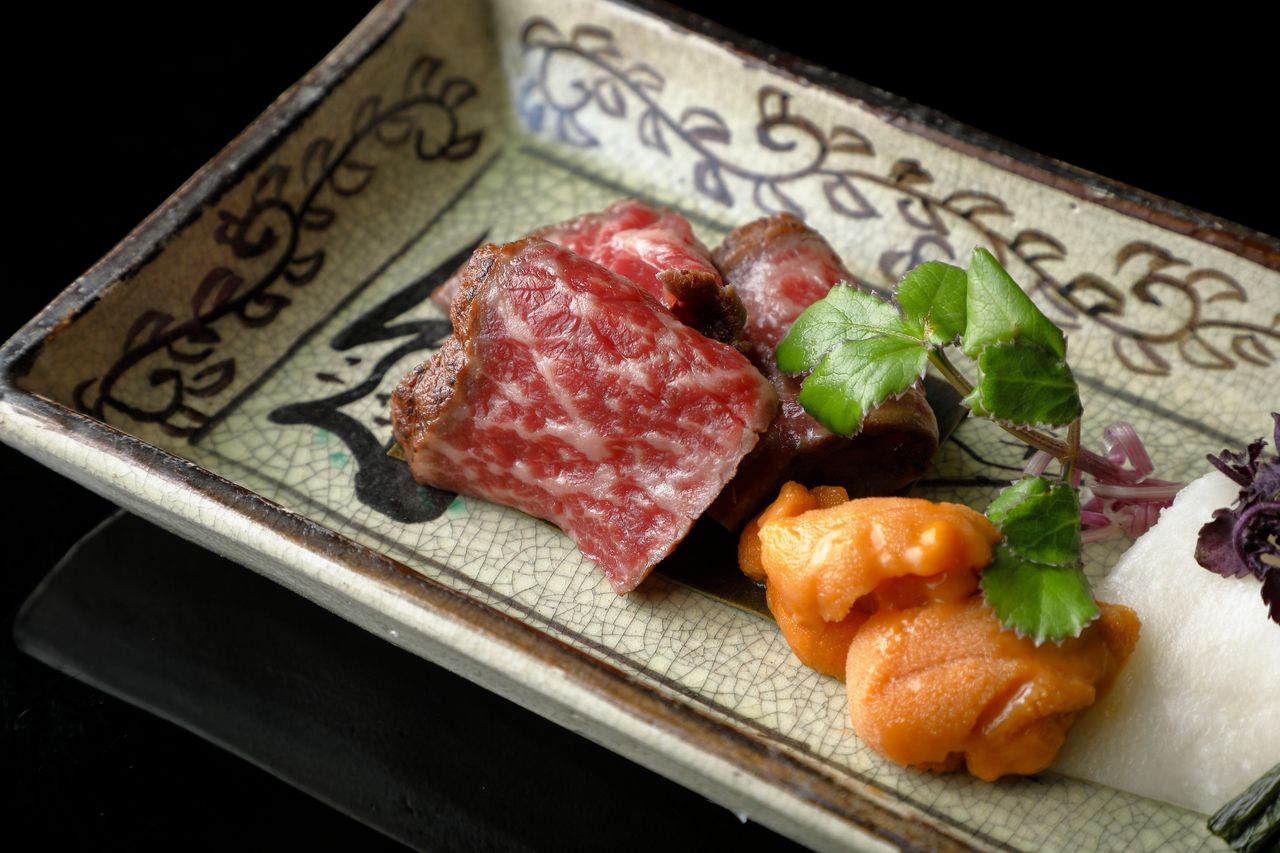 Kyoto Hirai beef dinner course