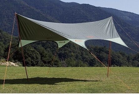 Under tarp
