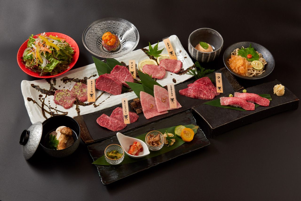 Salón privado ["Irodori" 12 platos en total] ◆ Límite de 2,5 horas. Disfrute de los fideos Hegi soba sudachi hiyashi y la carne wagyu añejada como la nieve ◆