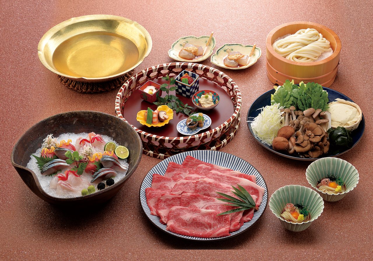 Shabu-shabu course 6500 yen