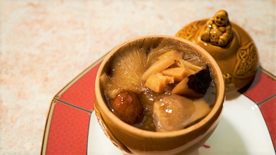 bữa trưa vây cá mập