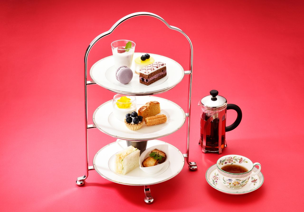 アフタヌーンティーセット+スパークリングワイン付