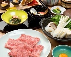 Lunch  【Tottri Wagyu Sukiyaki-zen】 …Reservation-only 