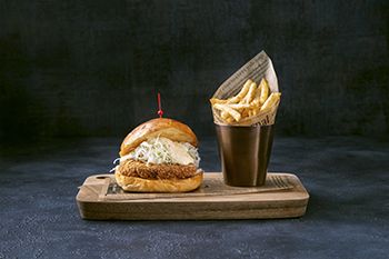 ランチセット 【シュリンプバーガー 柴漬けタルタルソース】