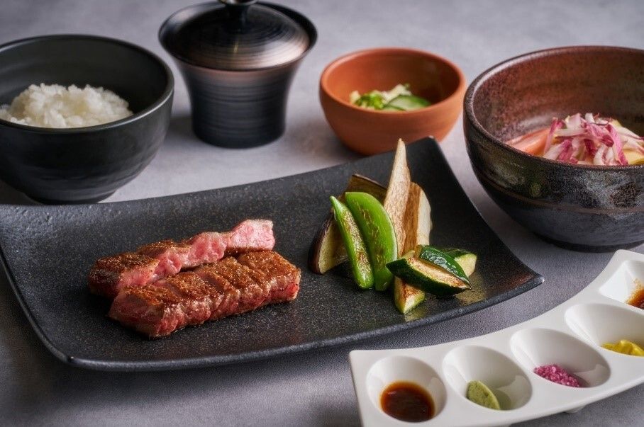 ランチ：鉄板焼き和牛ステーキ御膳 6,000円→5,400円(10%OFF)
