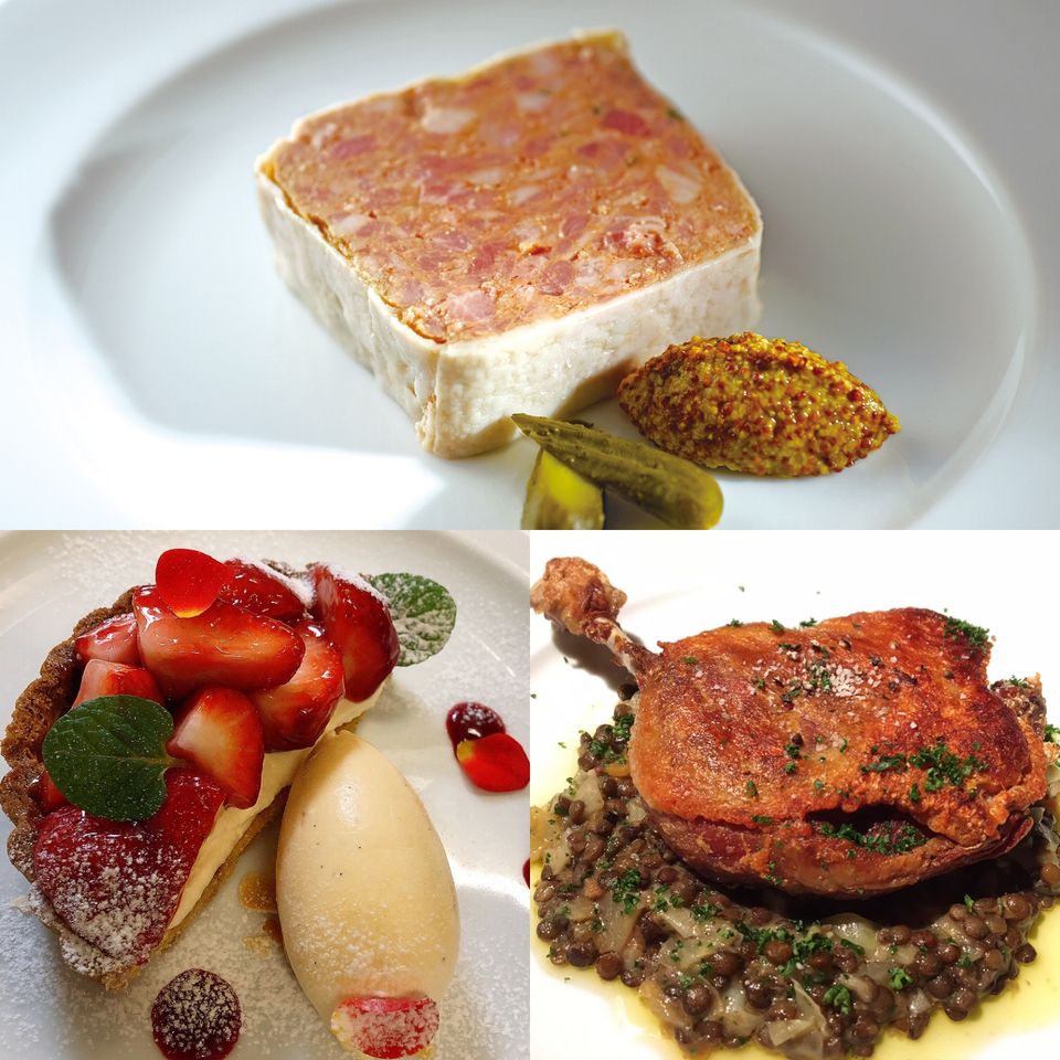 Weekend Lunch Menu B Appetizer + Main Dish + Dessert