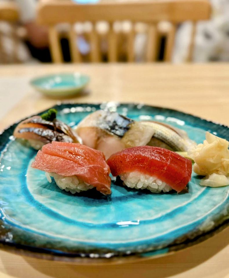 Sushi course available only at table seats