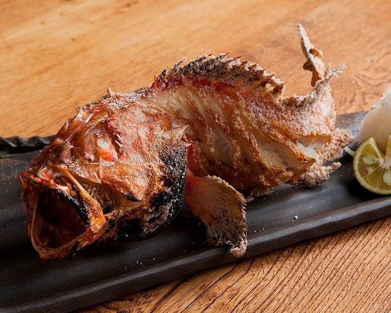 [Luxury] [Food only] Yoshitsuji Kinki's 1-piece grill course, 9 dishes total, 6,300 yen (tax included)