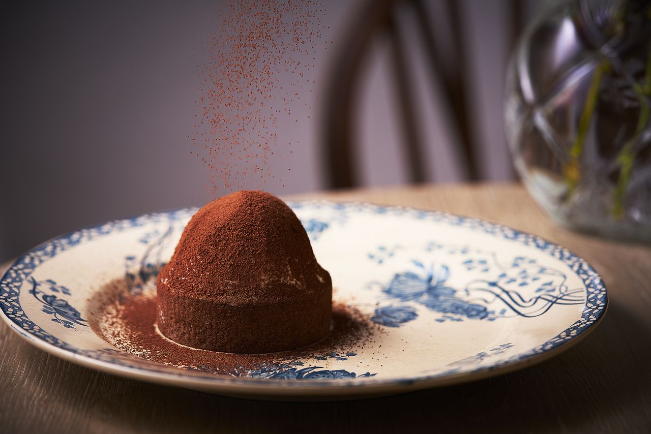 Chocolate banana tart