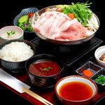 Pork shabu Shabu set meal