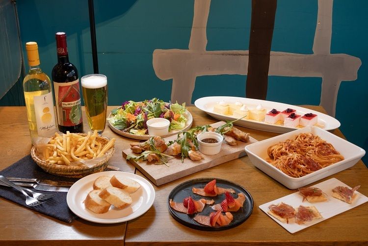 3/10〜【BASICパーティープラン】お料理全8品！飲み放題120分（L.O30分前）付き！