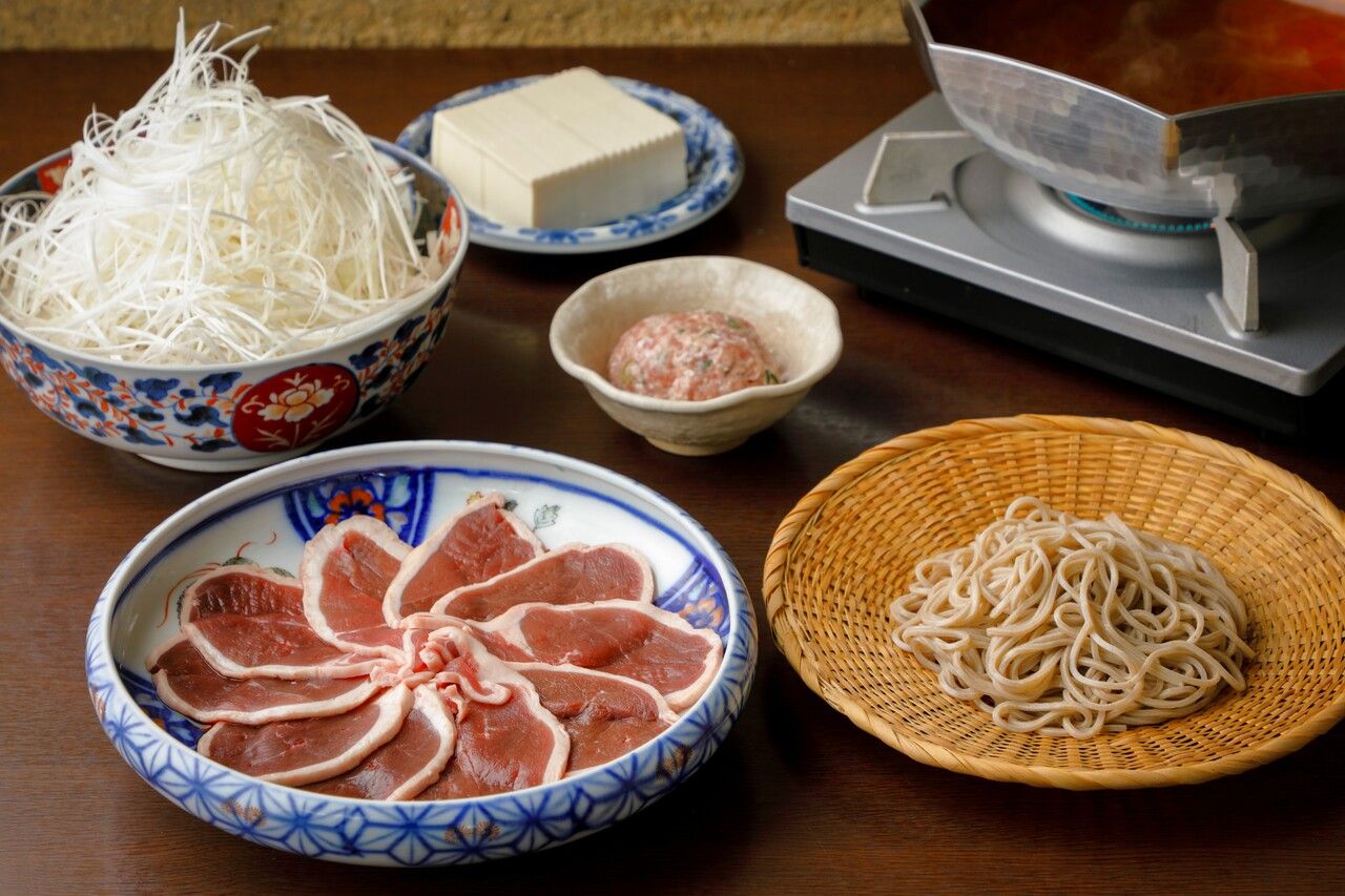  Soba restaurant's domestic duck hotpot course (includes seasonal appetizers)