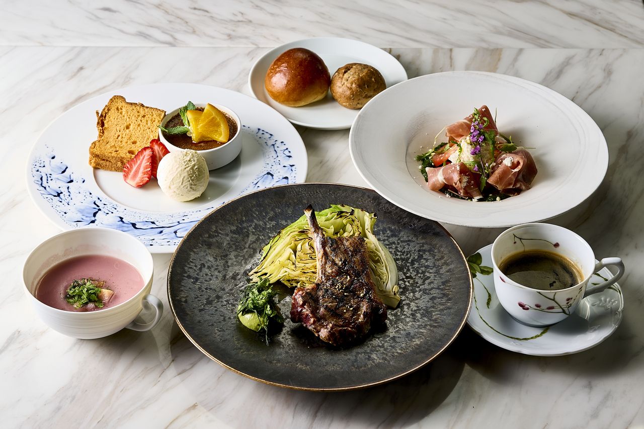 【CHAPTER】  Choice of Main Course with 9 kinds of Organic Tea KUSMI TEA