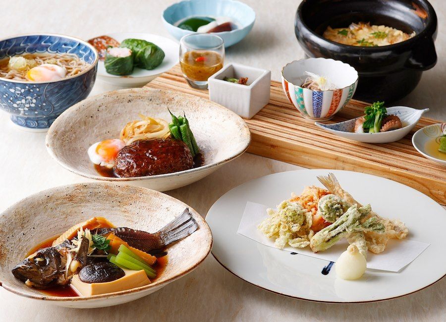 [Online/Weekdays Only]  Lunch from 3 Types of Set Menu + 1 Drink+ small Dessert