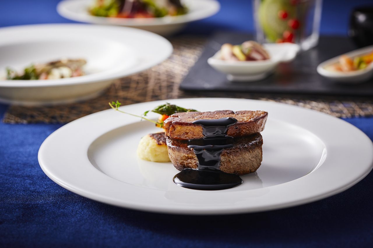ビーフ ヒレステーキのロッシーニ ディナー 