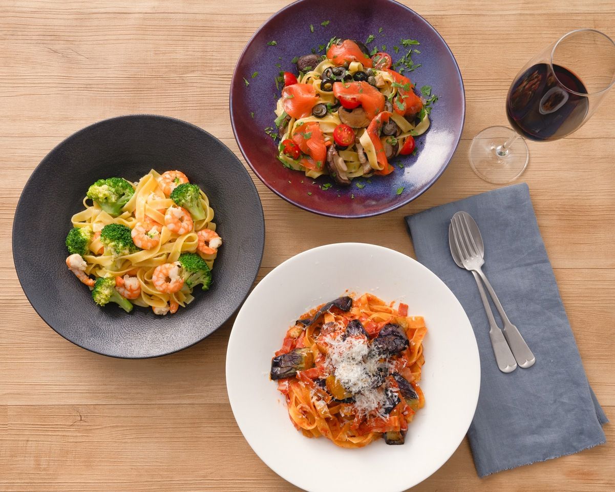 【自助餐+意面】以意大利料理为主的自助餐，三种意面可供选择