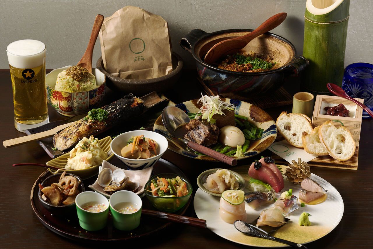 【笑竹杯松コース　10,000円】終日無制限飲み放題付◆自慢の料理と飲み放題を心ゆくまで堪能◎