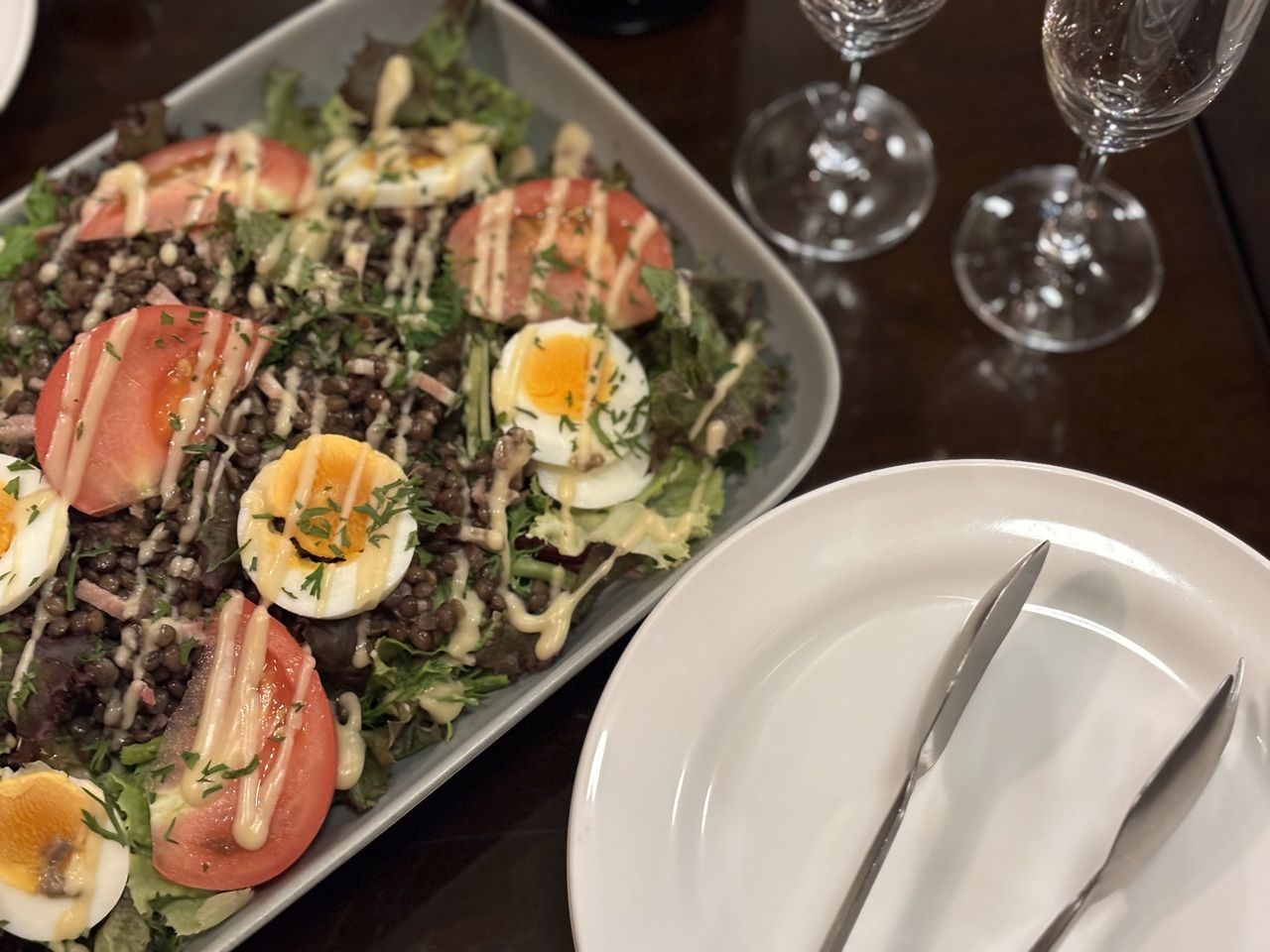 Chef's choice platter dishes