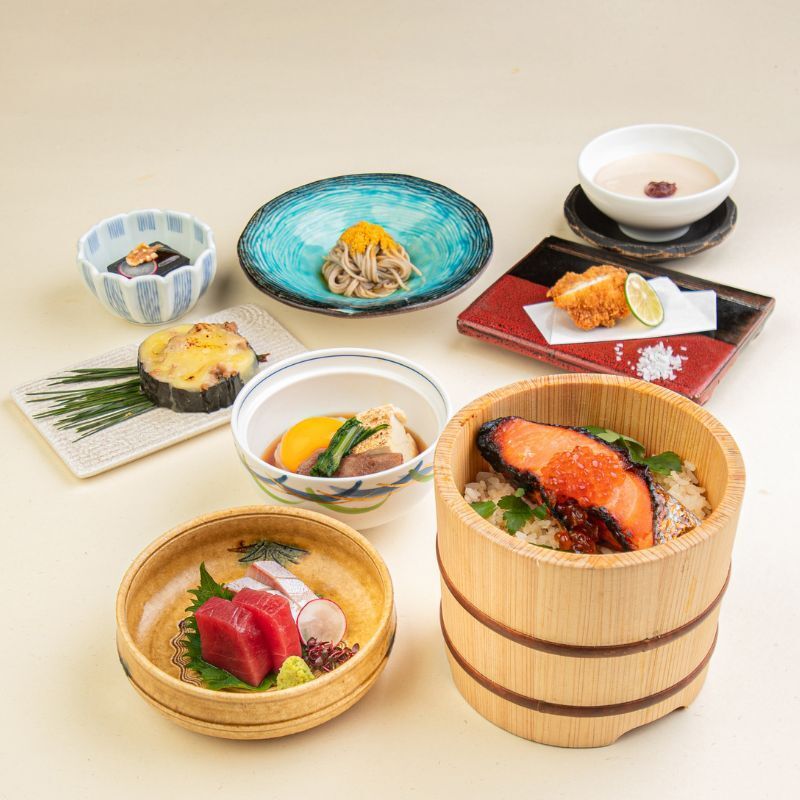  ★【彩羽-Iroha-】からすみ蕎麦や黒毛和牛のすき煮など　会席全9品　2時間飲み放題付　総額7,500円