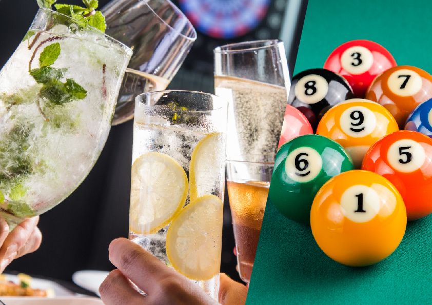 2次会プラン（2H飲み放題+軽食付き）『ビリヤード』