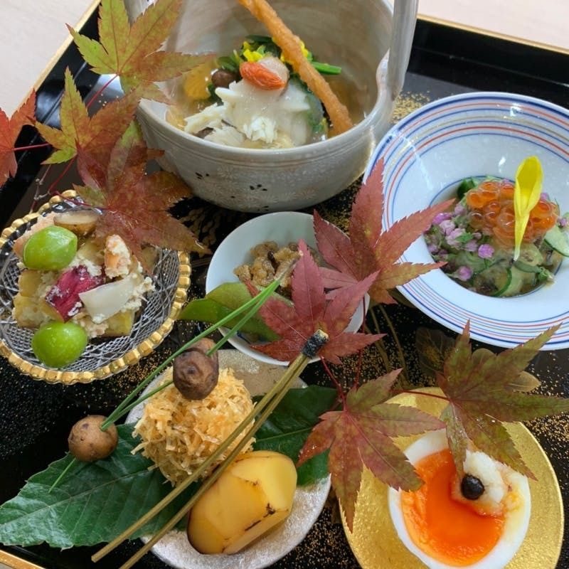 【懐石ランチ】7700円コース+1ドリンク(手拭いなし)