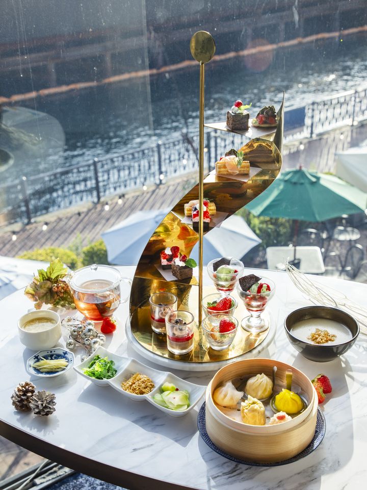 12/1から国産いちご使用クリスマスアフタヌーンティー付ランチ　「楊貴妃-YOHKIHI-」¥2,780-(土日祝+100円)