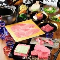 【特選おまかせコース】名物たたみネギたん塩、特選サーロイン、シャトーブリアン、トリュフとフォアグラの土鍋ご飯など最上級コース【全12品】