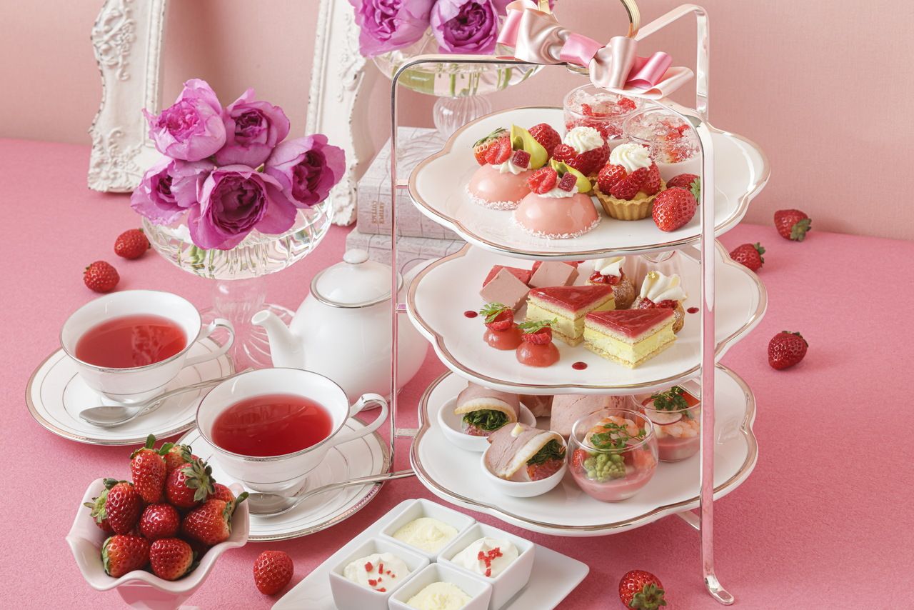 【平日限定】『あまおうアフタヌーンティーセット』＜1-2月＞