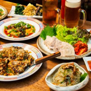 【料理もドリンクもどちらも譲れない方に！】たまちゃんゴージャスコース6,500円 飲み放題2時間付