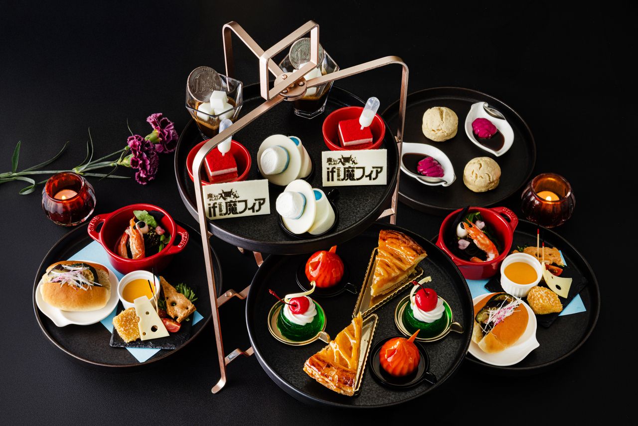 💛【平日/16:00来店/会員さま料金】『(2時間制）コラボレーションアフタヌーンティー￥7500(13％サービス料別）