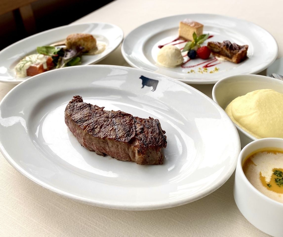 [Lunch] 21-day aged Black Angus beef rib steak course
