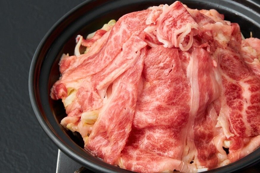 Hapones na Itim na Baka Sukiyaki na Lutuin