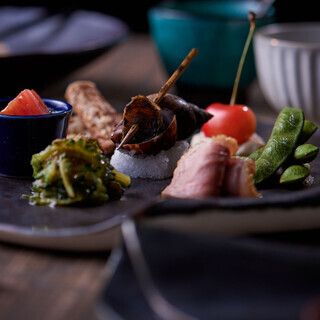 記念日ディナー[N3コース＋お祝いプレート]旬の食材をふんだんに、その日の最高の食材で仕立てるスペシャルコース、食後にメッセージ入りデザートプレート