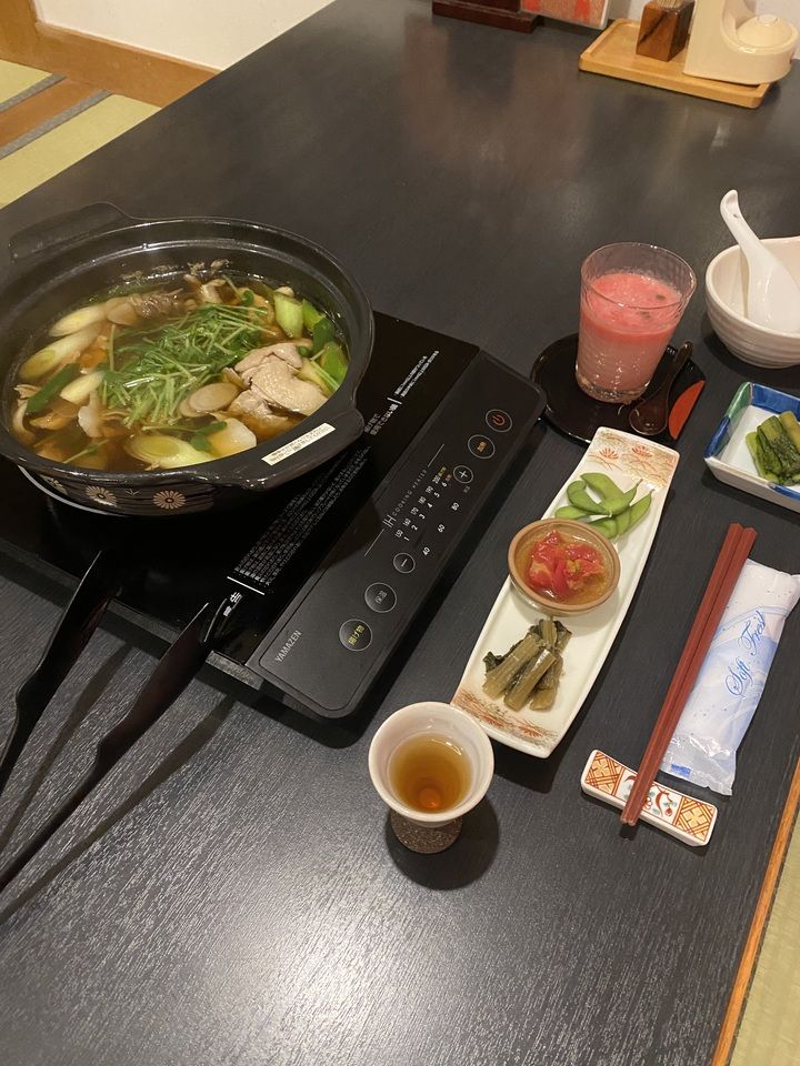 Chicken hotpot course