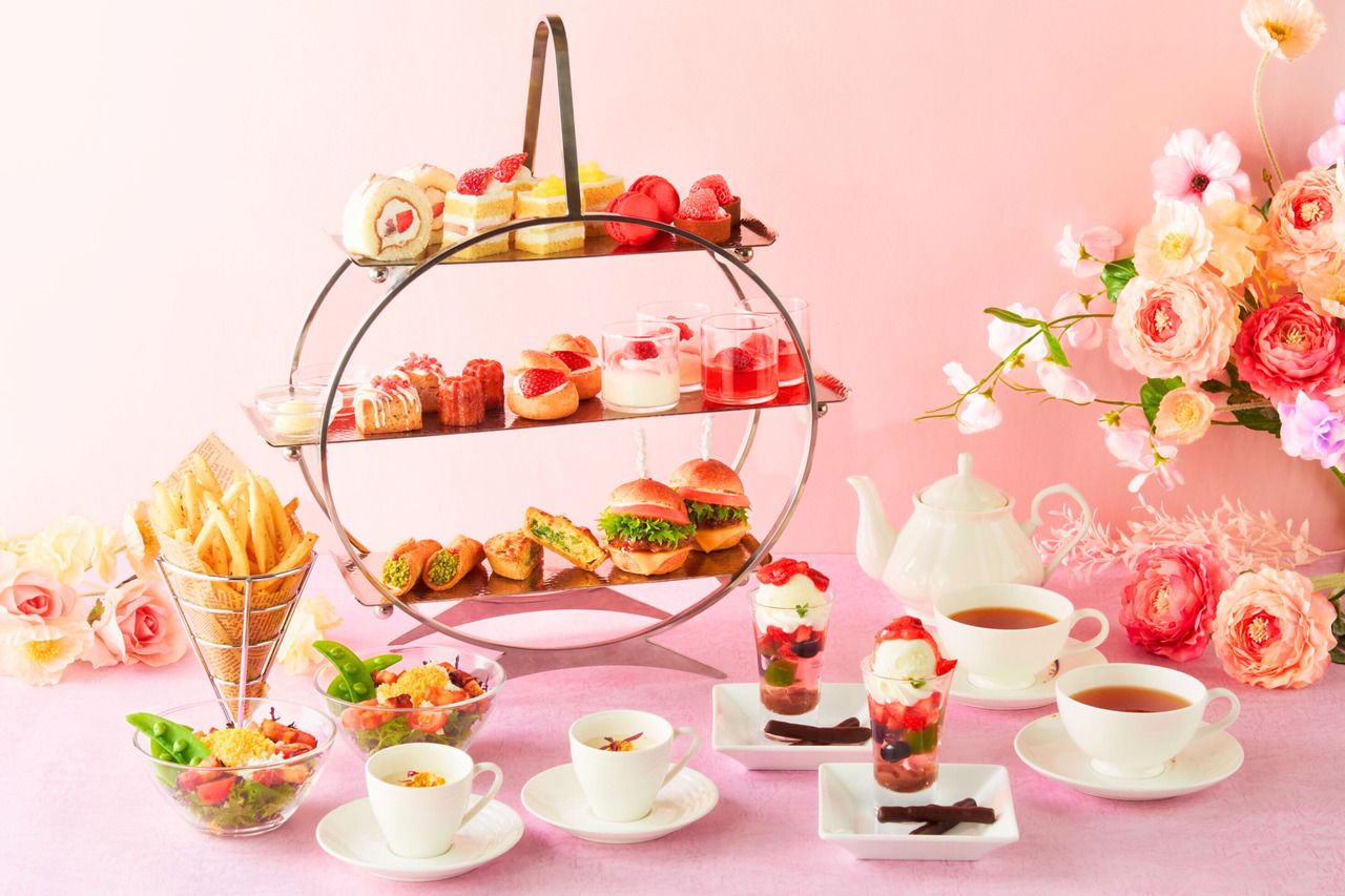 【2026年3月1日～5月6日・平日限定割引・120分制】🍓いちごアフタヌーンティーセット