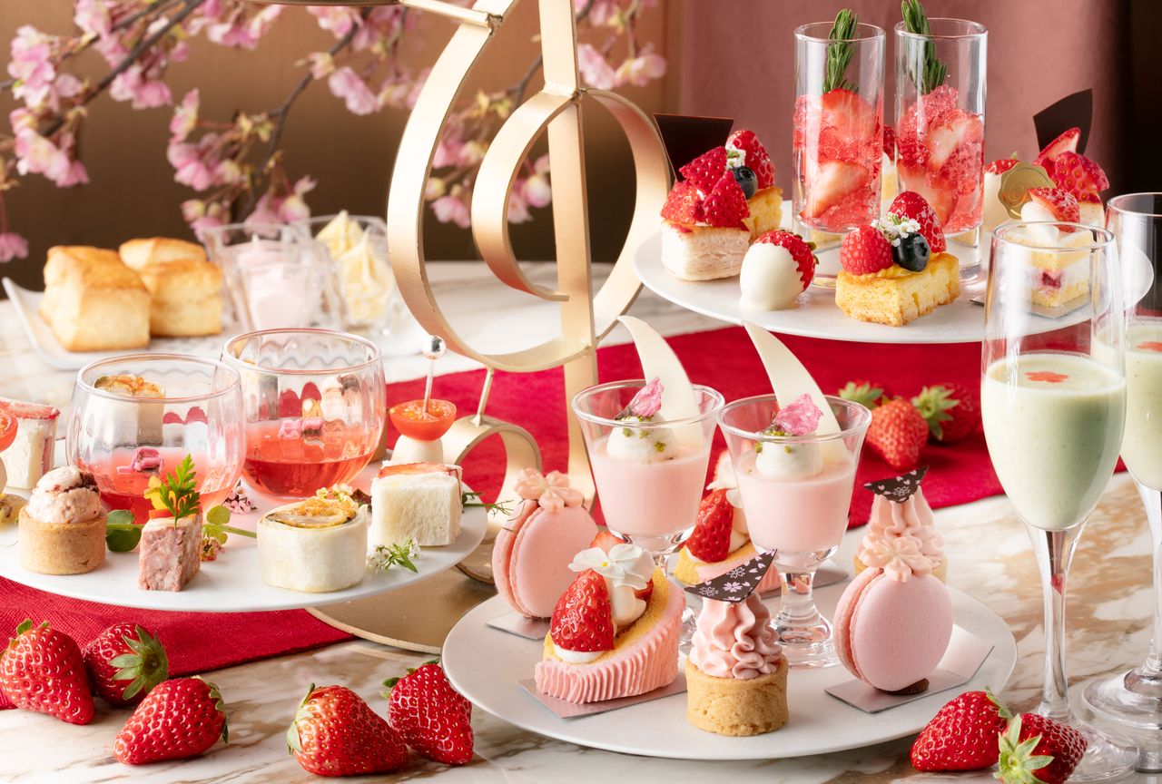【通常価格】🌸🍓桜&ストロベリーイヴニングハイティー