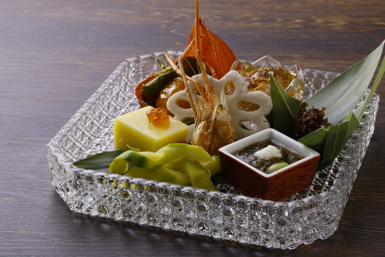[Dîner Kaiseki à la mode de Kyoto] 7 plats, 1 soupe